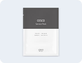 개별 포장으로 위생적으로 청결하게 관리 가능한 세스코(CESCO)워터 정수기 전용 서비스팩입니다.